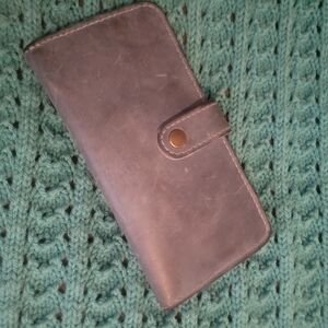 Portland Leather Dusty Blue Wallet